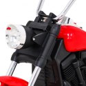 Jeźdzki motor motorek elektryczny na akumulator dla dzieci Czerwony