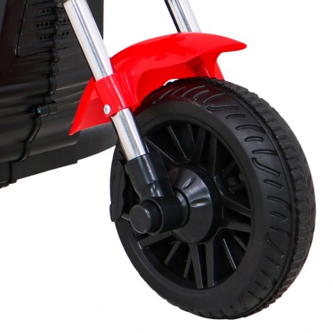 Jeźdzki motor motorek elektryczny na akumulator dla dzieci Czerwony