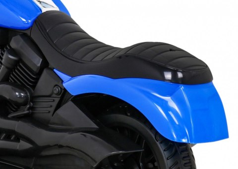 Jeźdzki motor motorek elektryczny na akumulator dla dzieci Niebieski
