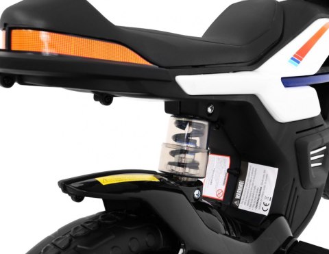 Motor Cross elektryczny dla dzieci Night Rider Biały