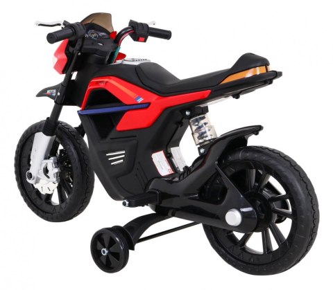 Motor Cross elektryczny dla dzieci Night Rider Czerwony