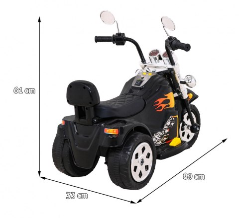 Jeźdzki motor motorek elektryczny na akumulator dla dzieci Chopper