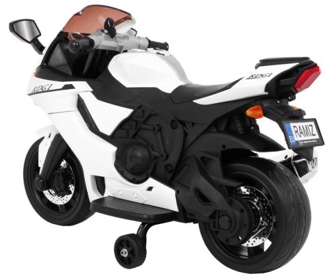 Motor elektryczny dla dzieci ns akumulator R1 Superbike Biały