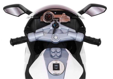 Motor elektryczny dla dzieci ns akumulator R1 Superbike Biały