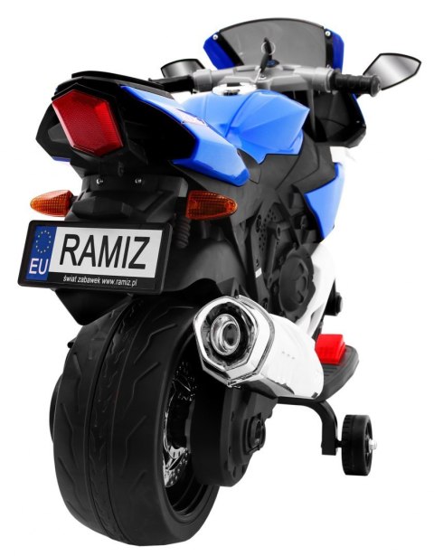 Motor elektryczny dla dzieci ns akumulator R1 Superbike Niebieski