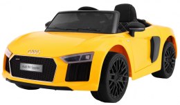 Samochód AUTO  na akumulator AUDI R8 Spyder RS EVA 2 4G Żółty