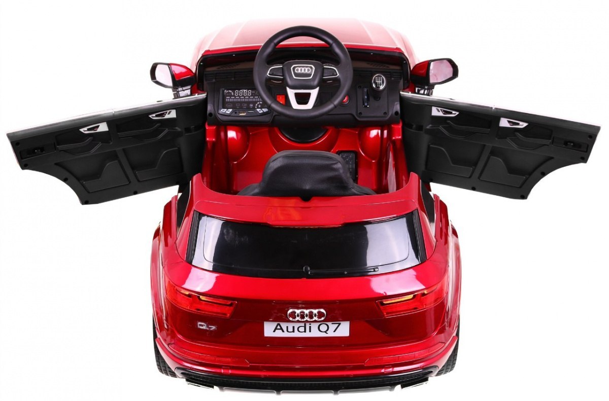 +Lakierowany +SKóra +KOŁA EVA Samochód AUTO na akumulator Audi Q7 +Lakierowany +SKóra +KOŁA EVA Samochód AUTO na akumulator Audi Q7