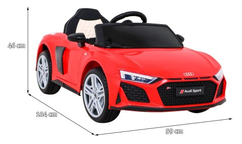Samochód AUTO  na akumulator Audi R8 LIFT Czerwony