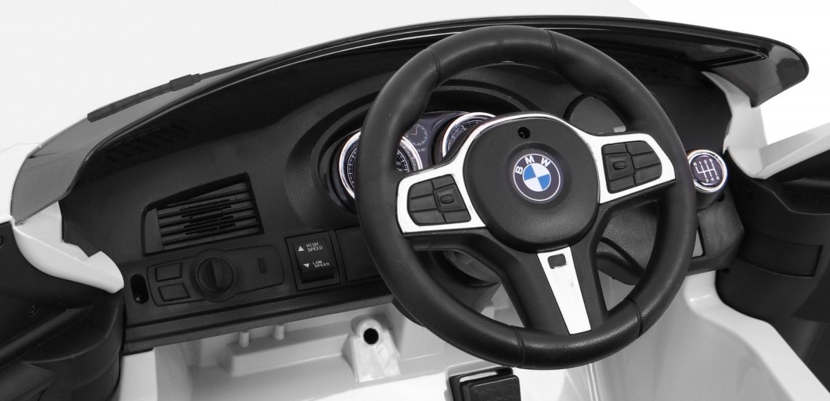 Samochód AUTO na akumulator BMW 6 GT Biały Samochód AUTO na akumulator BMW 6 GT Biały