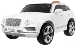 +Pilot + KOŁA EVA Samochód AUTO na akumulator Bentley Bentayga Biały