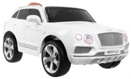 +Pilot + KOŁA EVA Samochód AUTO na akumulator Bentley Bentayga Biały