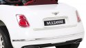 Samochód AUTO  na akumulator Bentley Mulsanne Biały