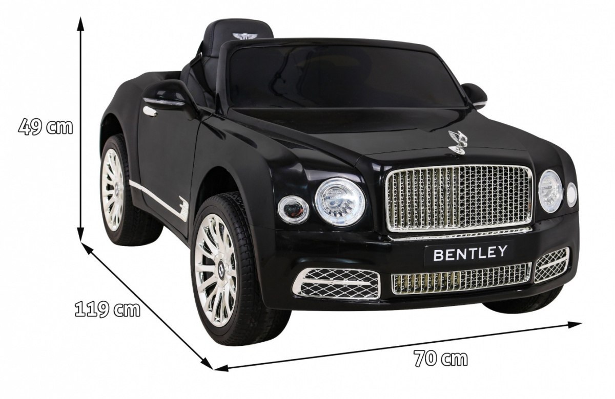 Samochód AUTO  na akumulator Bentley Mulsanne Czarny