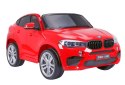 +2x200W +2osobowy Samochód AUTO na akumulator BMW X6M Czerwony