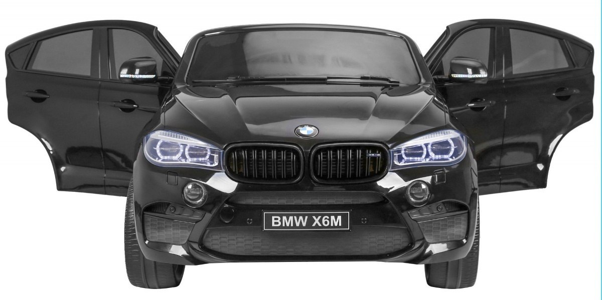 +2x200W +2osobowy +lakier Samochód AUTO na akumulator BMW X6M Czarny