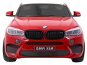 Samochód AUTO  na akumulator BMW X6M 2 os XXL Lakierowany Czerwony
