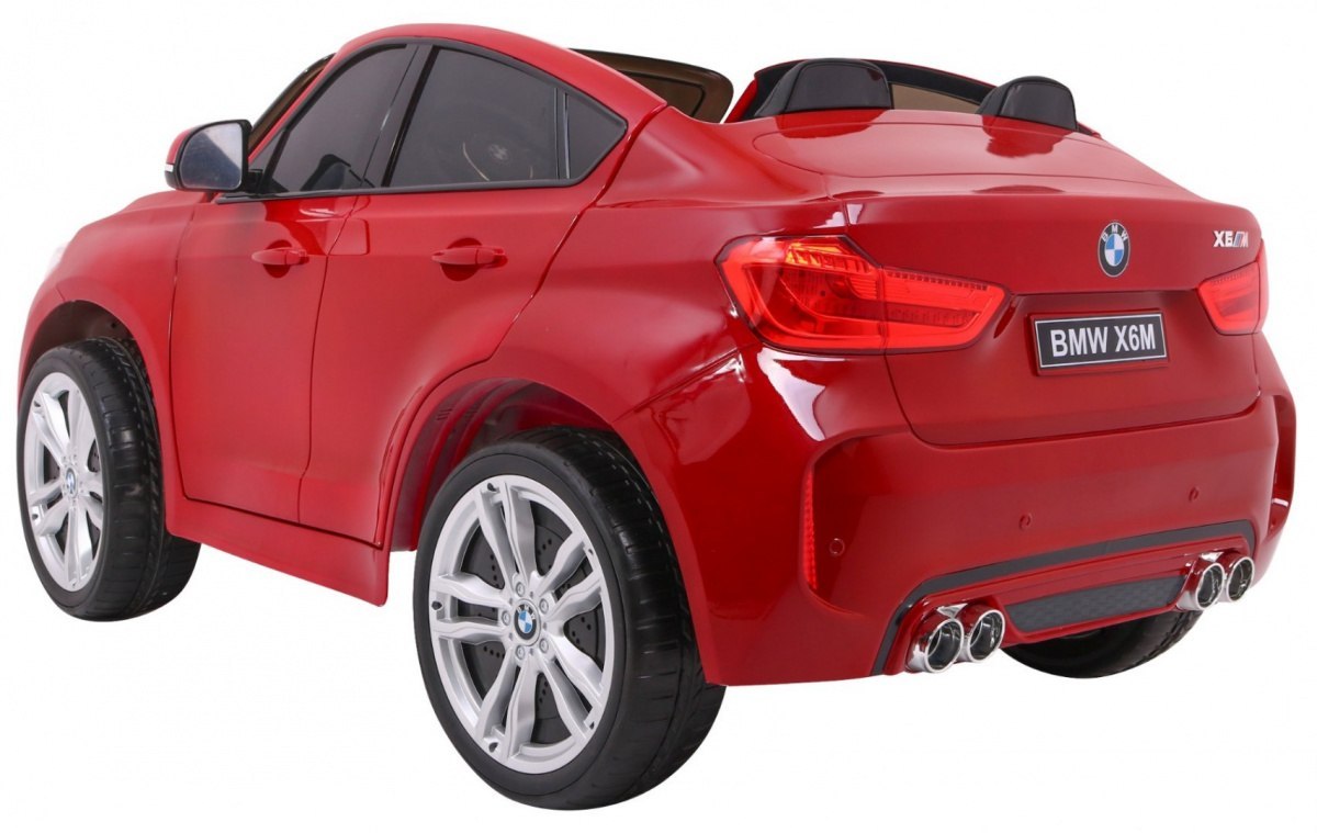 +2x200W +2osobowy +lakier Samochód AUTO na akumulator BMW X6M Czerwony +2x200W +2osobowy +lakier Samochód AUTO na akumulator BMW X6M Czerwony