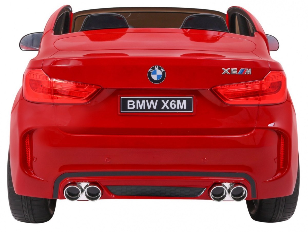 +2x200W +2osobowy +lakier Samochód AUTO na akumulator BMW X6M Czerwony