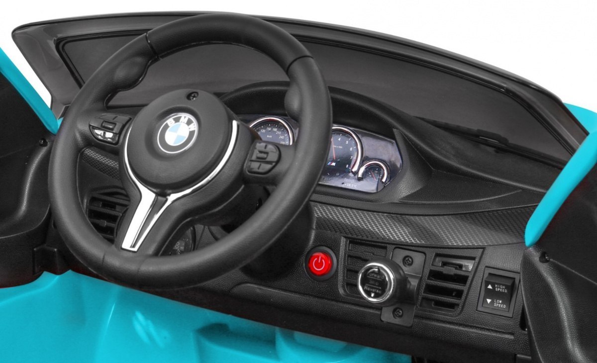 Samochód AUTO  na akumulator BMW X6M Lakierowany Niebieski