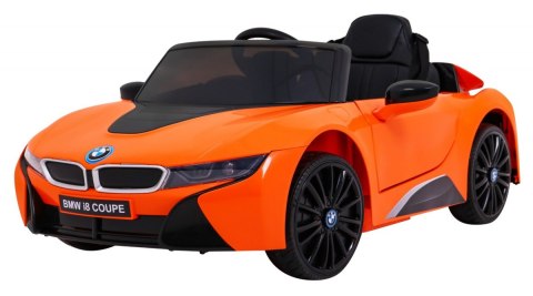 Samochód AUTO  na akumulator BMW I8 LIFT Pomarańczowy