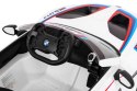 + SKÓRA + PILOT Samochód AUTO na akumulator BMW M6 GT3 Biały