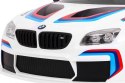 + SKÓRA + PILOT Samochód AUTO na akumulator BMW M6 GT3 Biały