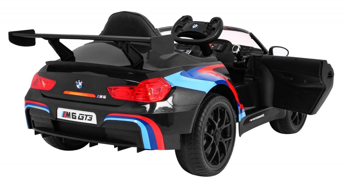 Samochód AUTO na akumulator BMW M6 GT3 Czarny Samochód AUTO na akumulator BMW M6 GT3 Czarny