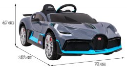 +Pilot SKóra Koła eva Samochód AUTO  na akumulator Bugatti Divo