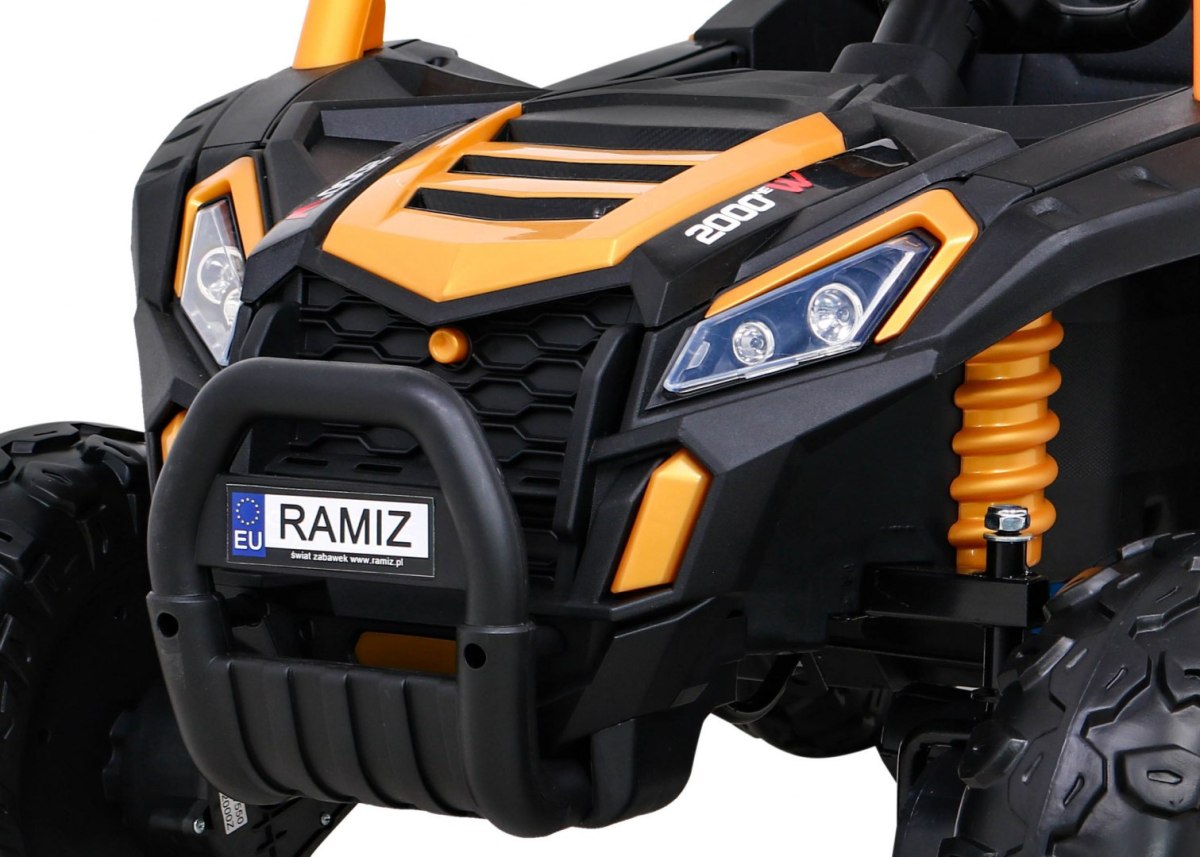 Samochód AUTO na akumulator Buggy UTV 2000M Racing Złoty Samochód AUTO na akumulator Buggy UTV 2000M Racing Złoty