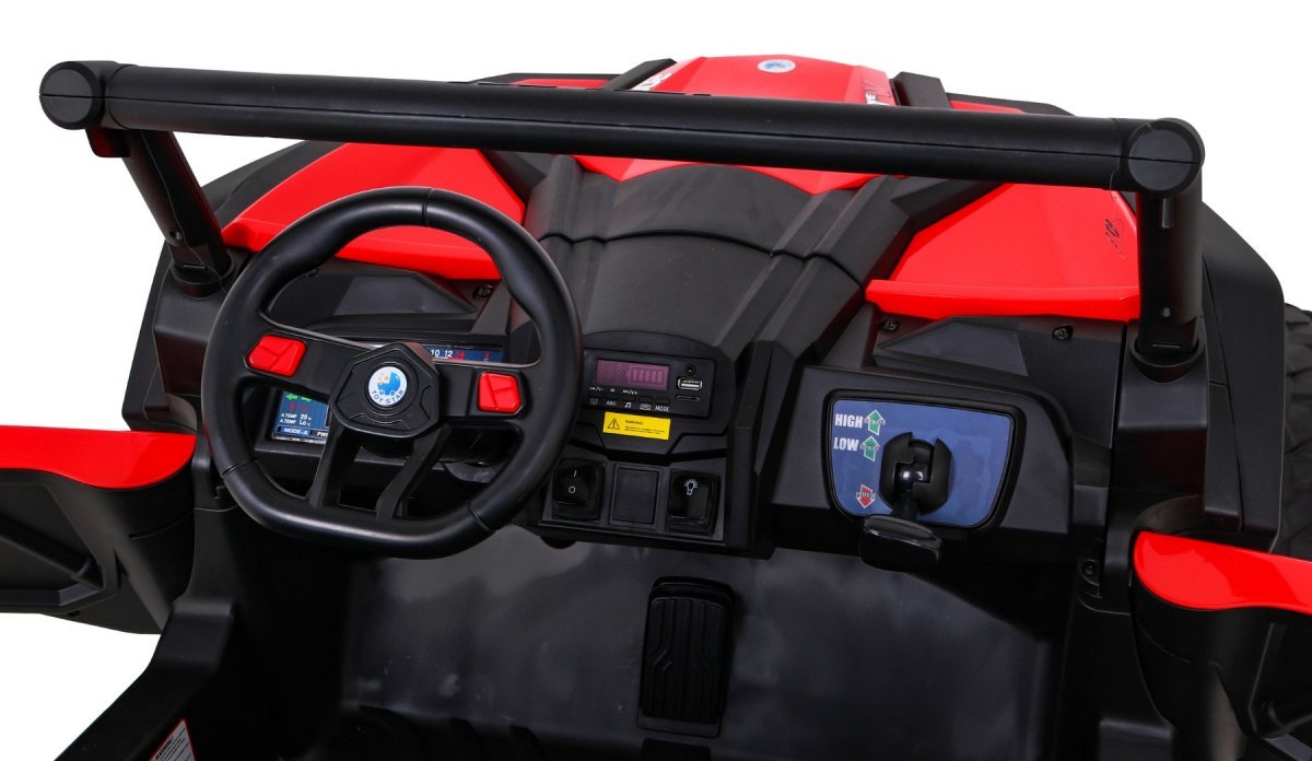 Samochód AUTO  na akumulator Buggy UTV-MX Czerwony