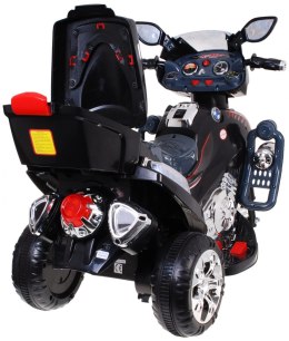 Motor elektryczny dla dzieci skuter  na akumulatorMotorek Czarny