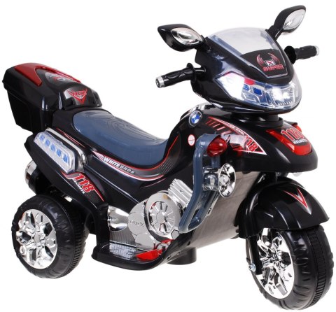 Motor elektryczny dla dzieci skuter  na akumulatorMotorek Czarny