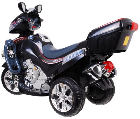 Motor elektryczny dla dzieci skuter  na akumulatorMotorek Czarny