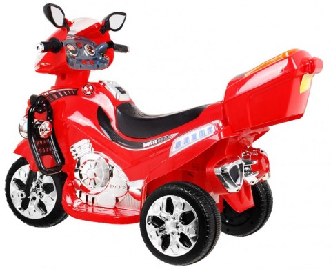 Motor elektryczny dla dzieci skuter  na akumulatorMotorek Czerwony