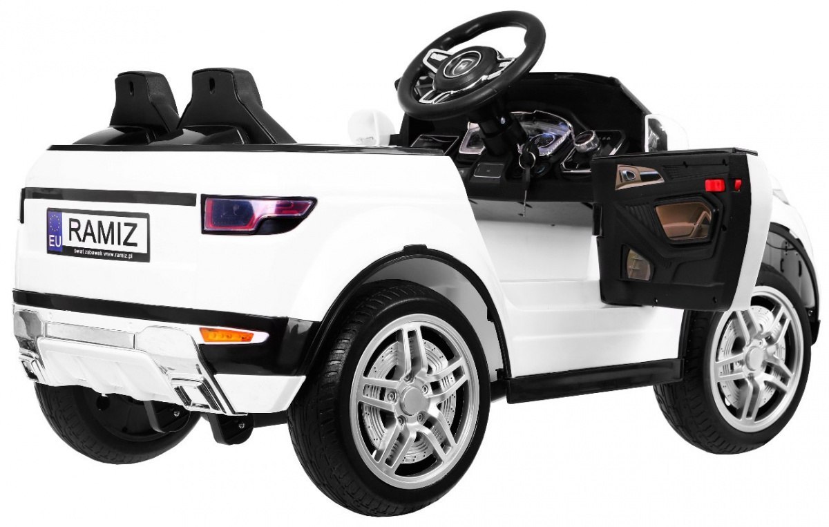 Samochód AUTO  na akumulator Dla Dzieci Rapid Racer Biały