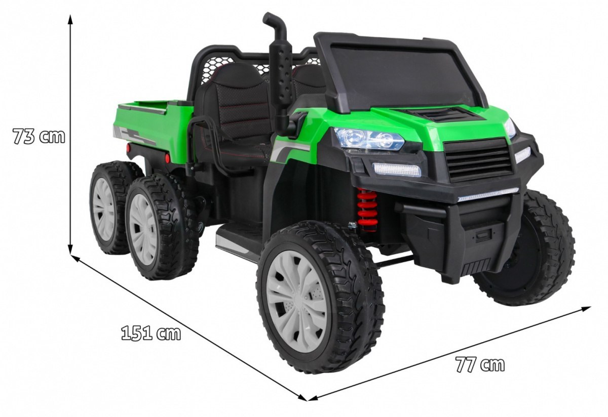 Samochód AUTO na akumulator Farmer Truck Zielony Samochód AUTO na akumulator Farmer Truck Zielony
