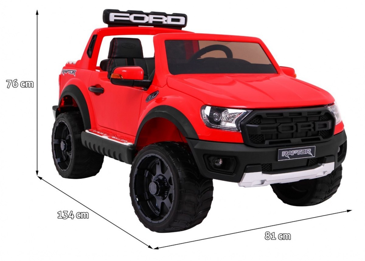 Pojazd Ford Ranger Raptor Czerwony