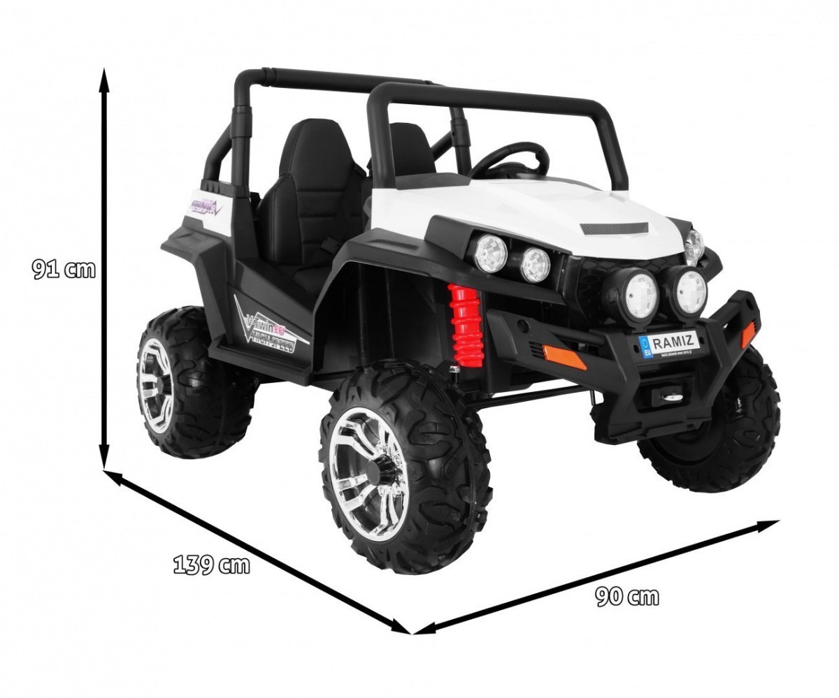 Pojazd Grand Buggy 4x4 Biały Pojazd Grand Buggy 4x4 Biały
