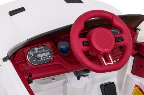 Pilot Amory Led Samochód AUTO na akumulator GT Sport dla dzieci  Biały