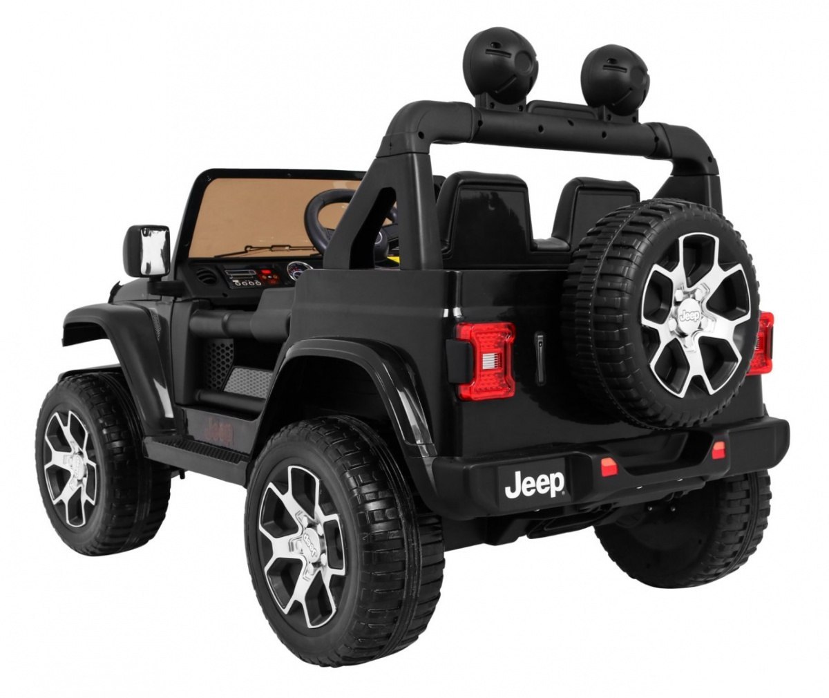 Samochód AUTO na akumulator Jeep Wrangler Rubicon Czarny Samochód AUTO na akumulator Jeep Wrangler Rubicon Czarny