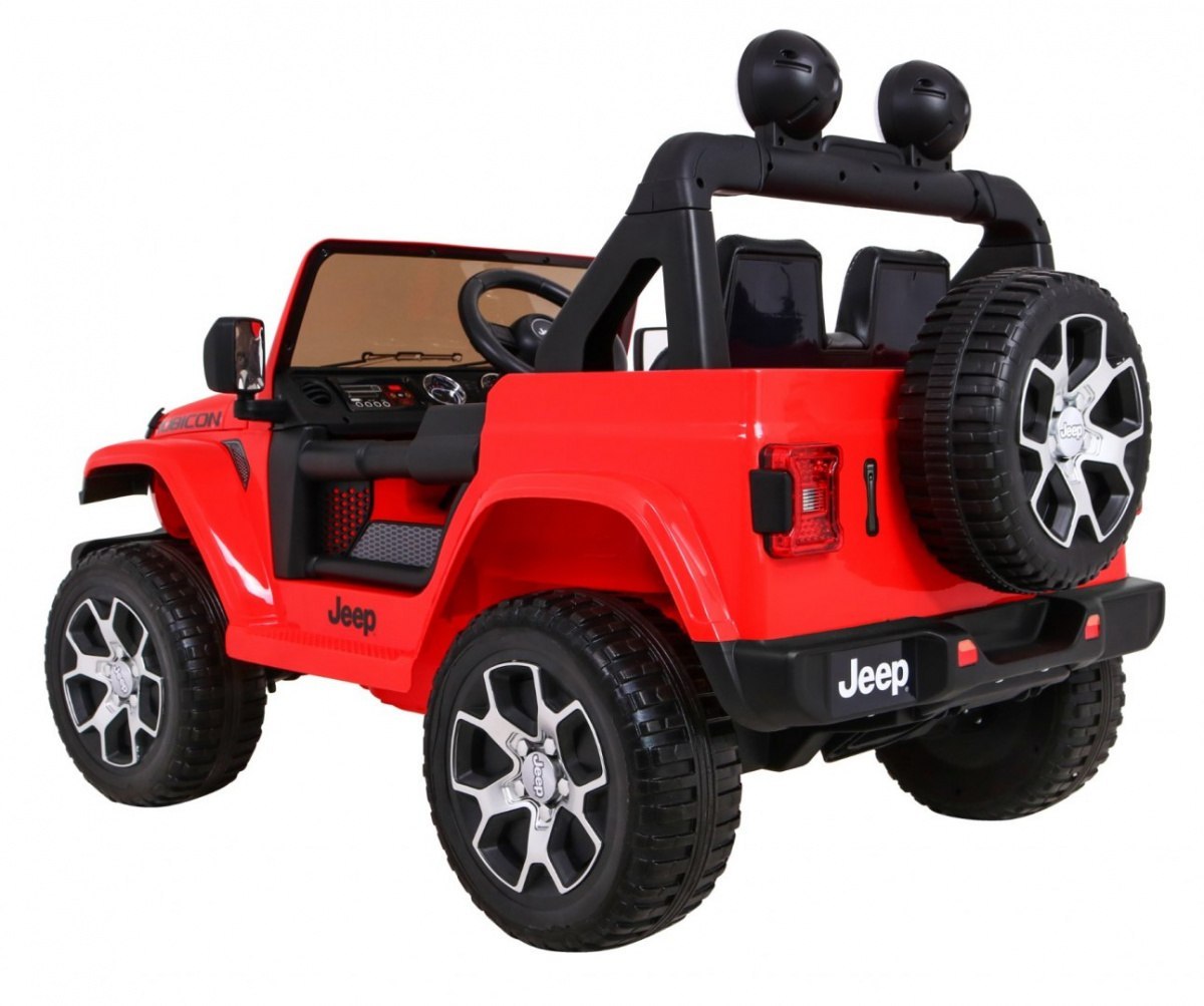 Samochód AUTO  na akumulator Jeep Wrangler Rubicon Czerwony