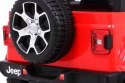 Samochód AUTO  na akumulator Jeep Wrangler Rubicon Czerwony