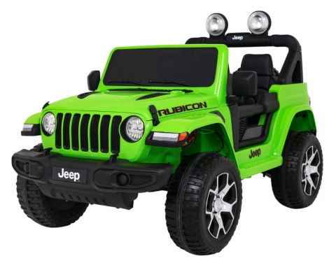 Samochód AUTO  na akumulator Jeep Wrangler Rubicon Zielony