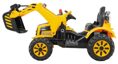 Pojazd Koparka Traktor Żółta