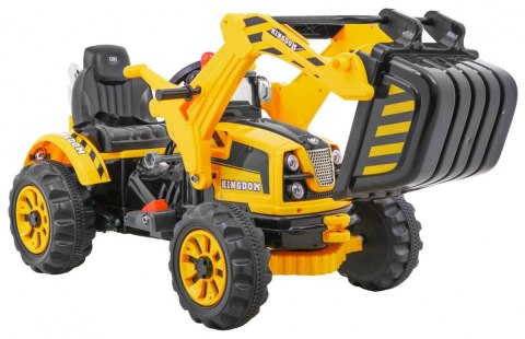 Pojazd Koparka Traktor Żółta