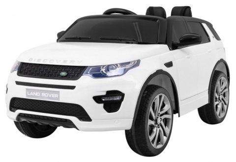 Samochód AUTO  na akumulator Land Rover Discovery Biały