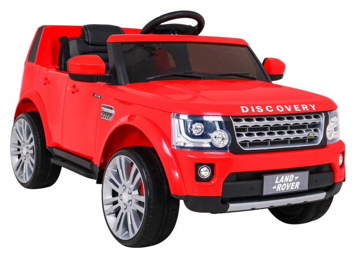 Samochód AUTO  na akumulator Land Rover Discovery Czerwony
