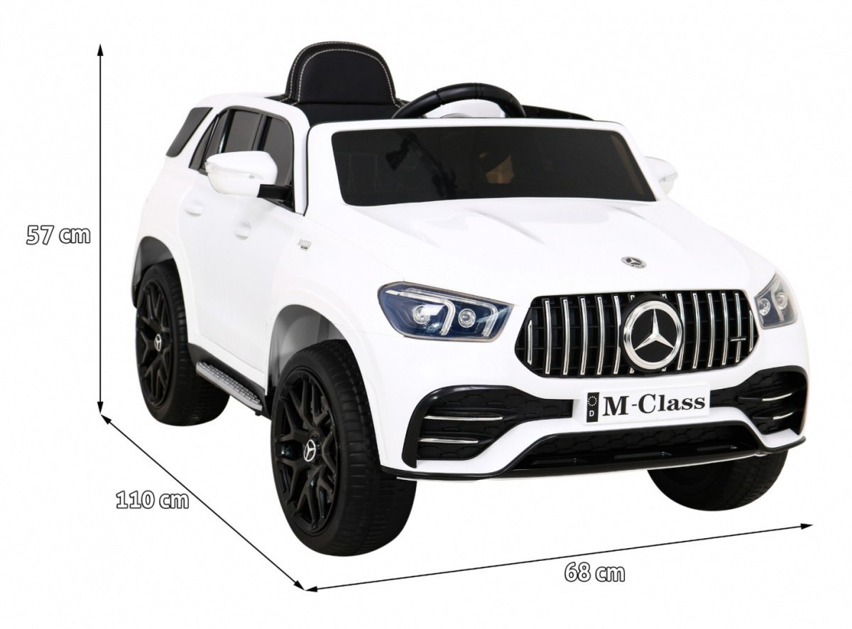 Pojazd Mercedes BENZ M-Class Biały Pojazd Mercedes BENZ M-Class Biały