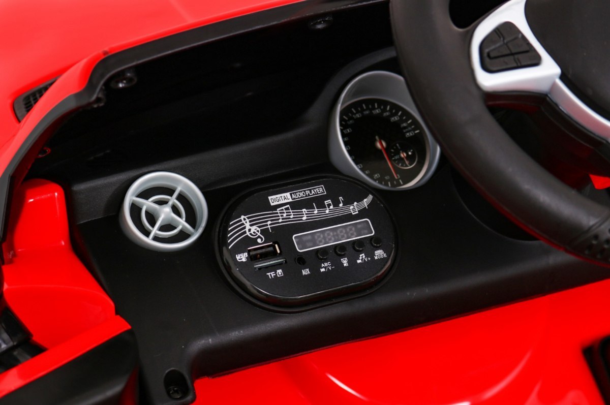 Samochód AUTO na akumulator Mercedes BENZ SLC300 Czerwony Samochód AUTO na akumulator Mercedes BENZ SLC300 Czerwony