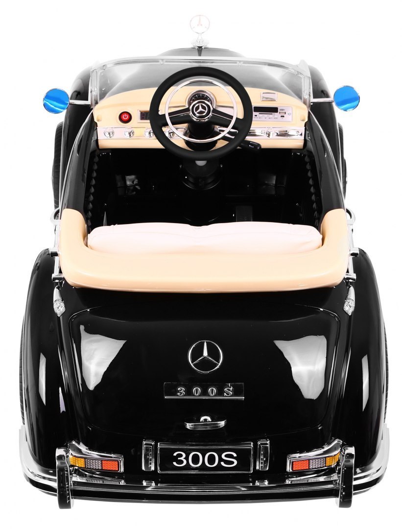 Samochód AUTO  na akumulator Mercedes Benz 300S RETRO Lakier Czarny
